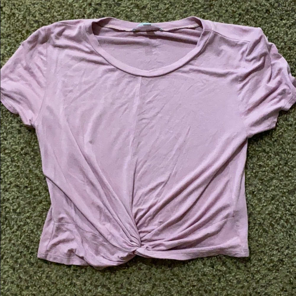 Pink crop top